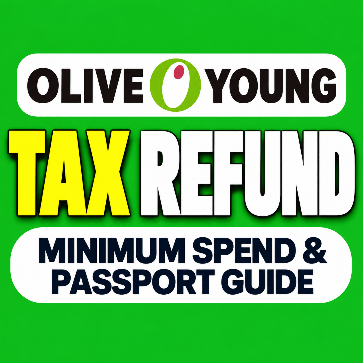 olive young tax refund